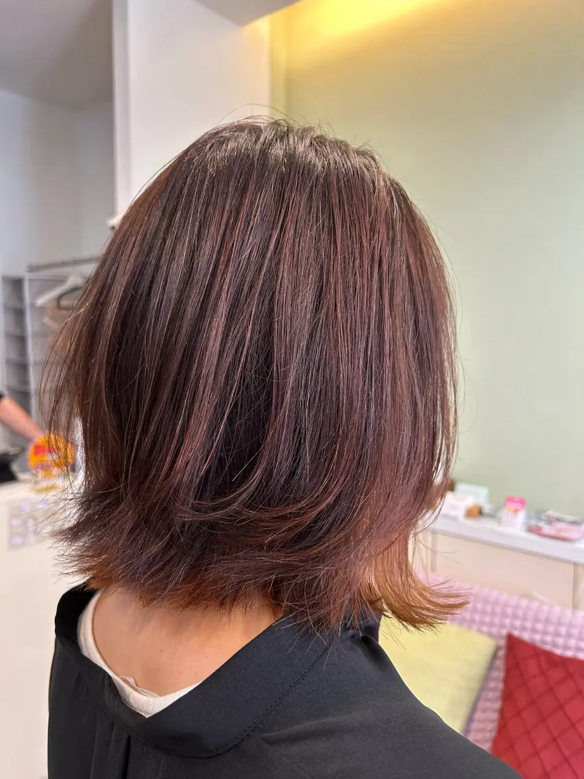 ミディアム オリーブ南森町店 タニモトのヘアスタイル