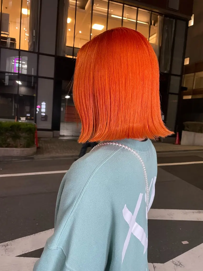 ショート カラー レイヤー/ハイトーン RYUSEIのヘアスタイル