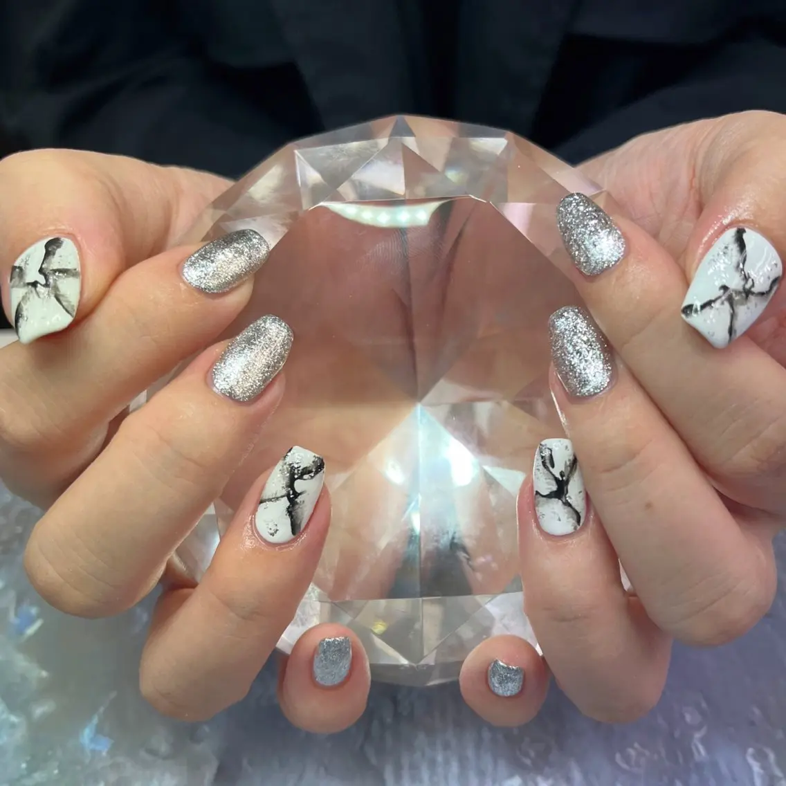 ネイル 大理石ネイル(マーブル) BlueDaisy 栄本店のネイルデザイン