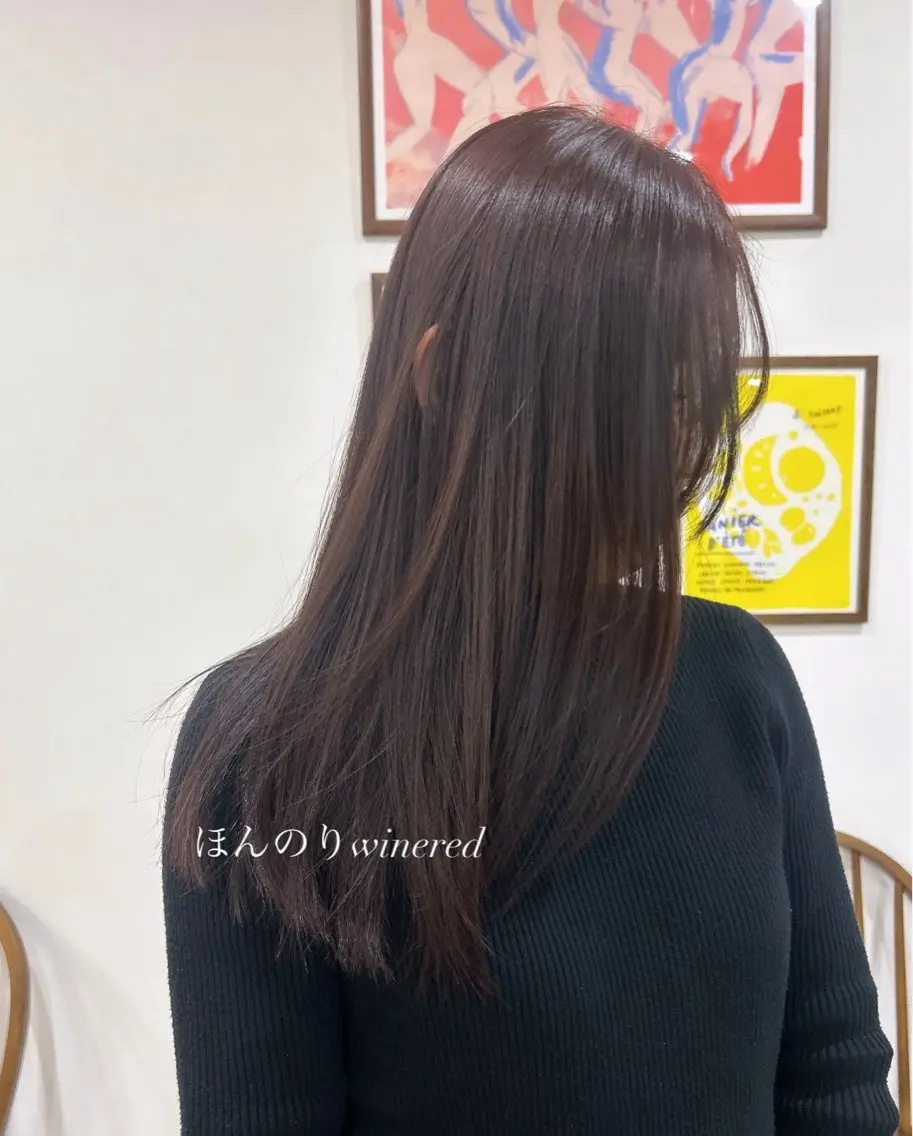 セミロング ayuna 海外スタイルのヘアスタイル