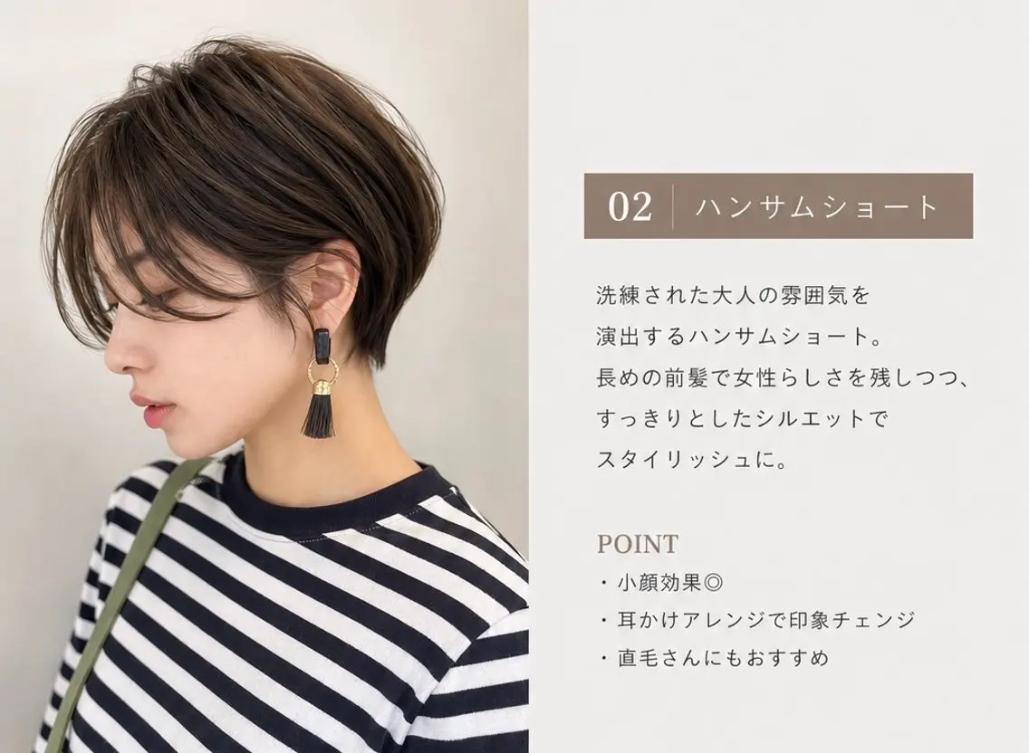 【日にち限定】※説明欄をお読みください。小顔効果抜群ハンサムショート✂️の写真