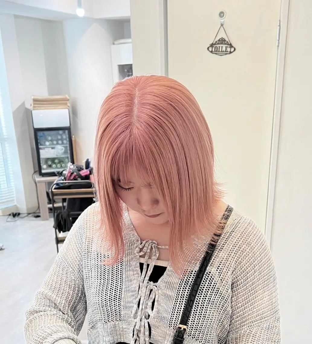 ショート カラー ベージュカラー ピンクカラー ピンクベージュ 指名数No.1 /NAOYAのヘアスタイル
