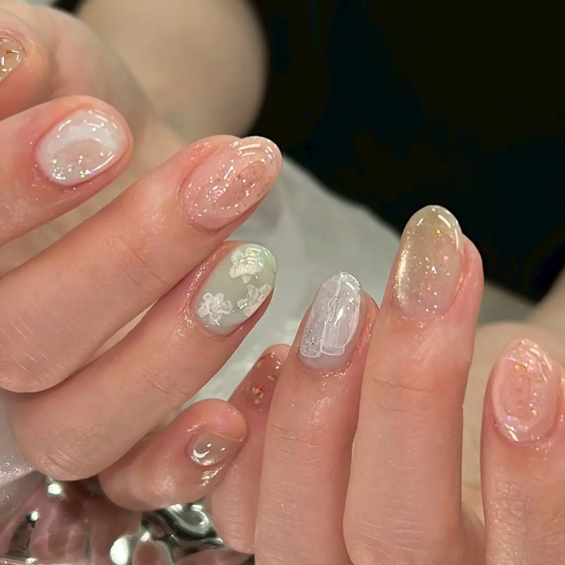 ネイル ハンドネイル tener Luna🧚のネイルデザイン