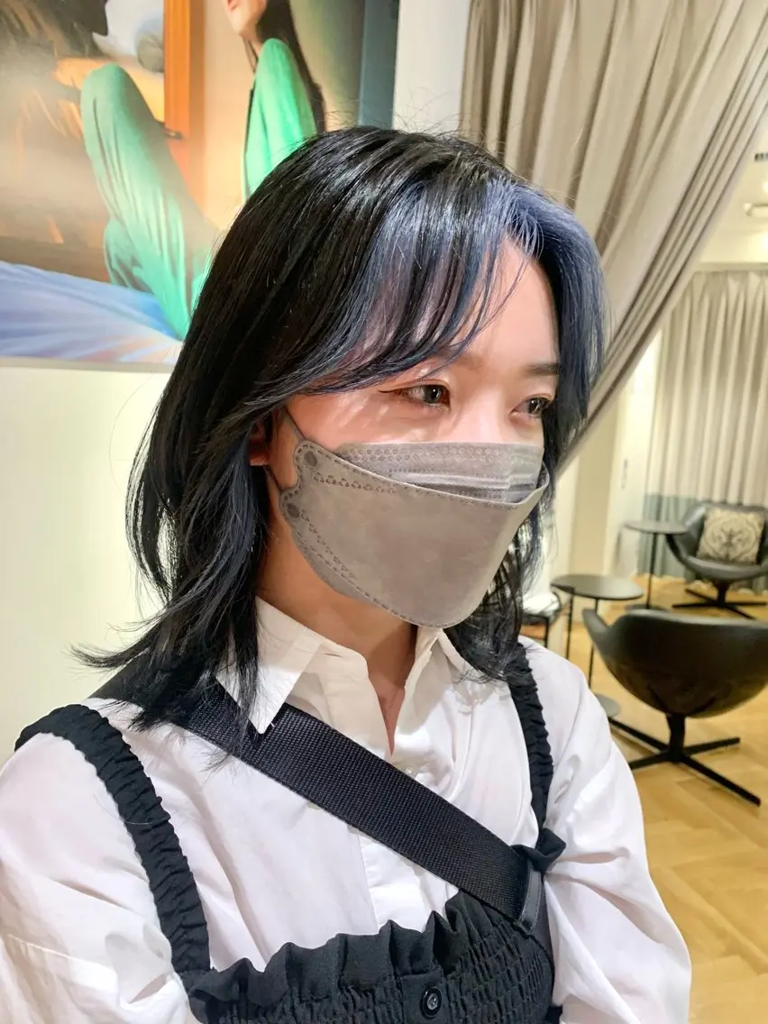 ミディアム カラー ヘアカラー トリートメント Viot 銀座 樋口 桃佳のヘアスタイル