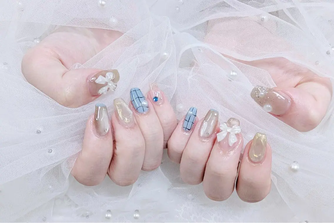 ネイル ハンドネイル ╹◡╹MimoEye lash🌻Nailのマツエク・マツパデザイン