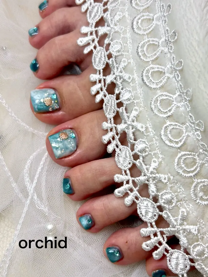 ネイル orchid ♡オーキッドのネイルデザイン