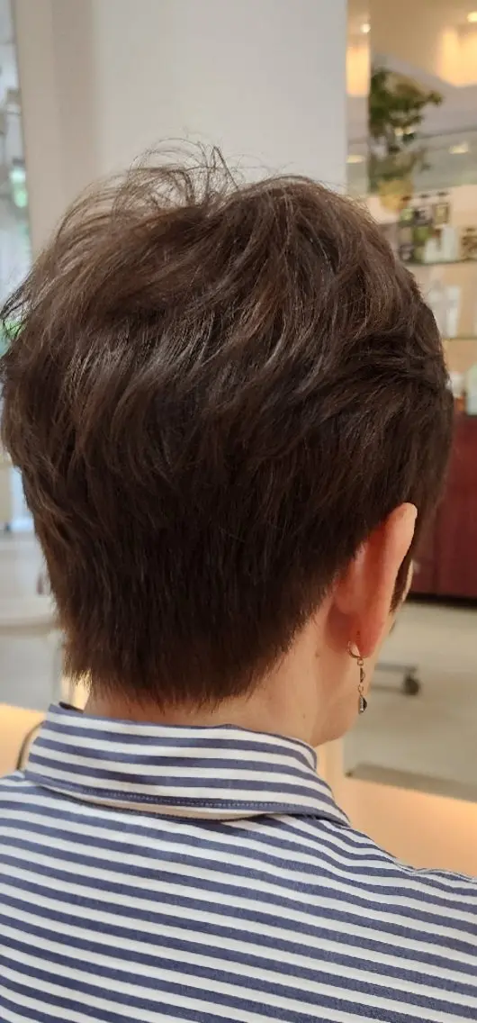 ショート カラー パーマ hairmake Juinのヘアスタイル