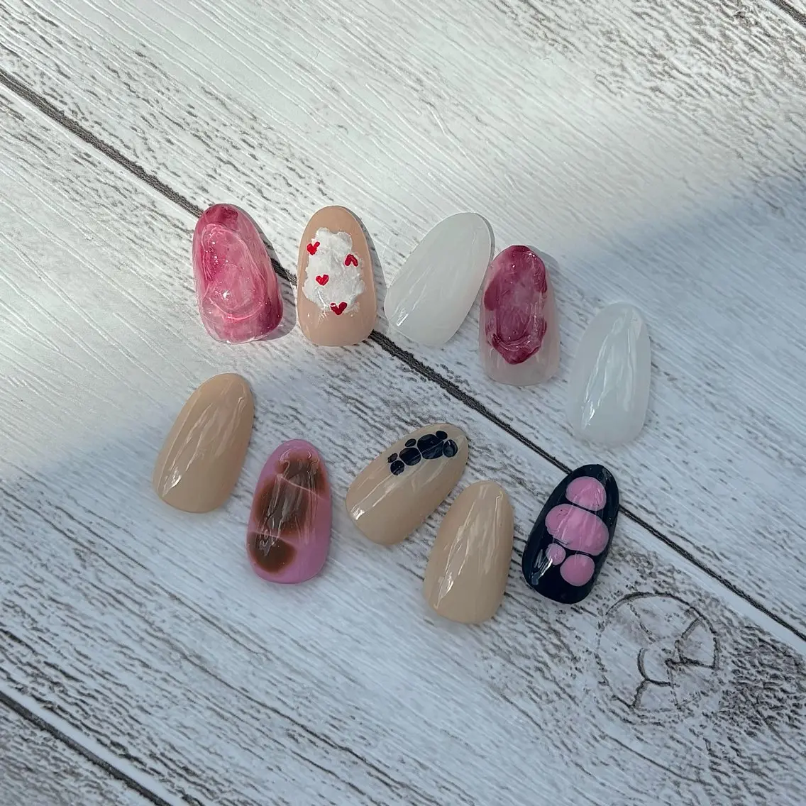 ネイル ハンドネイル Nailsalon BLOOM🌷 山崎のネイルデザイン
