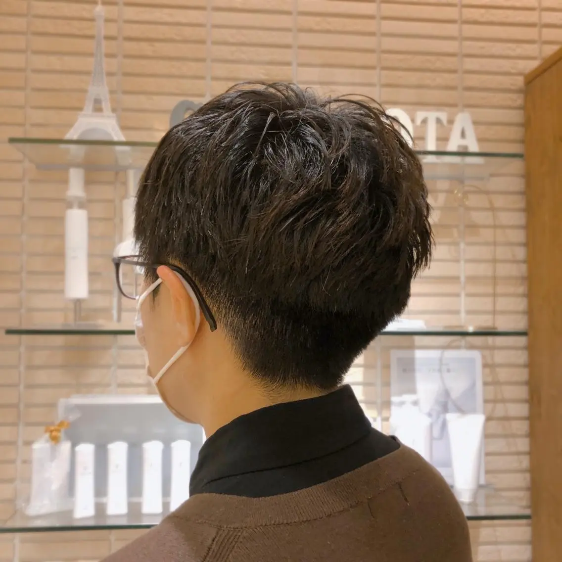 ショート ベリーショート くせ毛 ショートヘア 小野寺 モエカのヘアスタイル