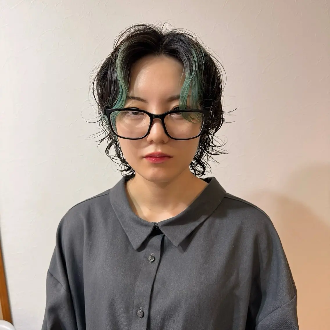 ショート パーマ カット パーマ パーマモデル募集中 渥美翔人のヘアスタイル