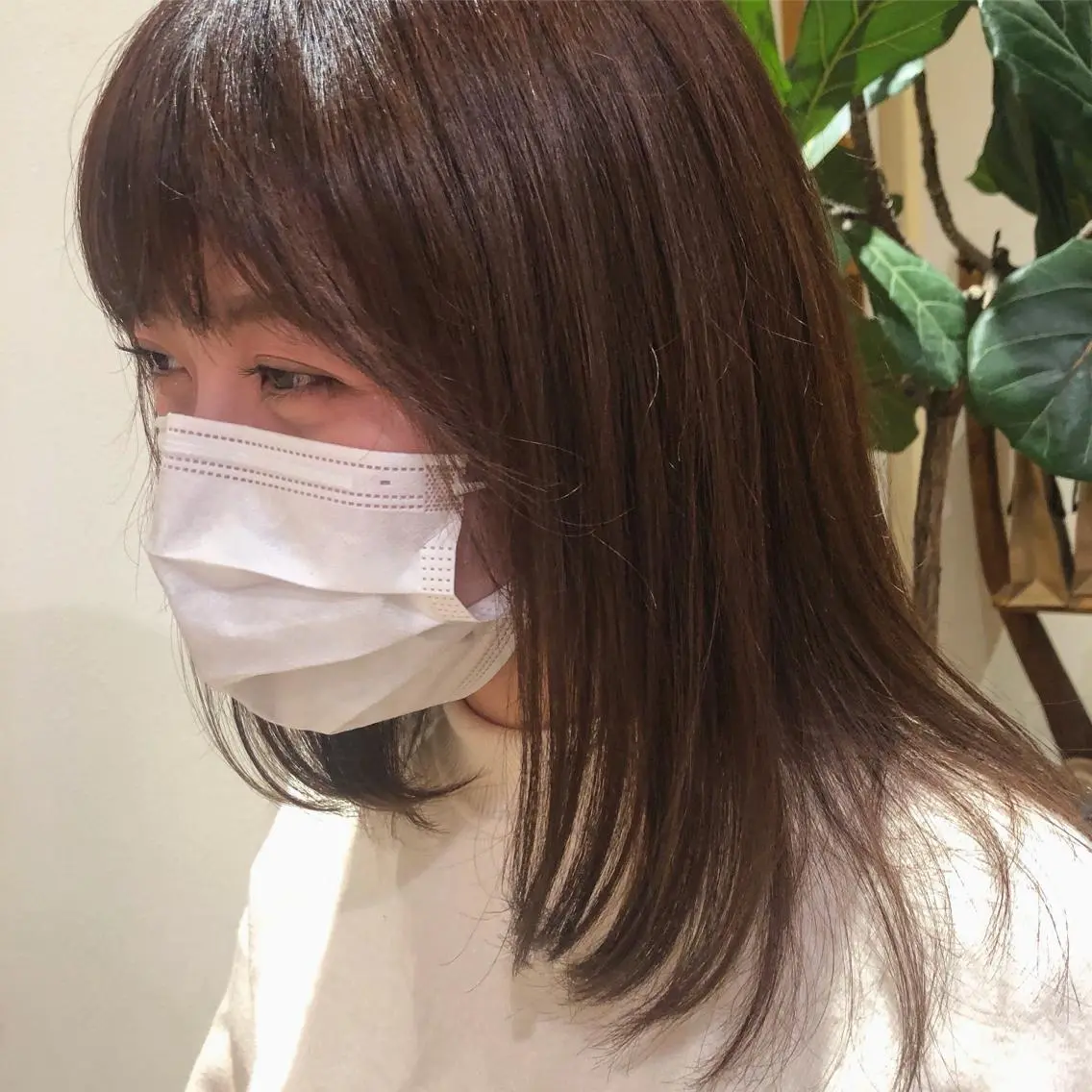 ワンカラー➕ヘッドスパ 50分 ブリーチなしで出来るだけ希望の色に近づけます❣️の写真