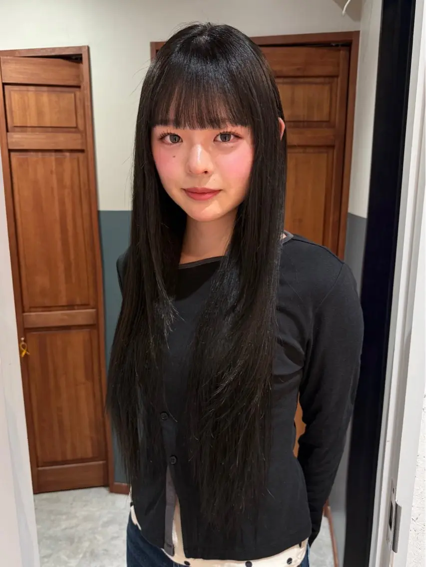 ロング カラー パーマ カット ヘアカラー 縮毛矯正 トリートメント mai / linoah˚✧のヘアスタイル
