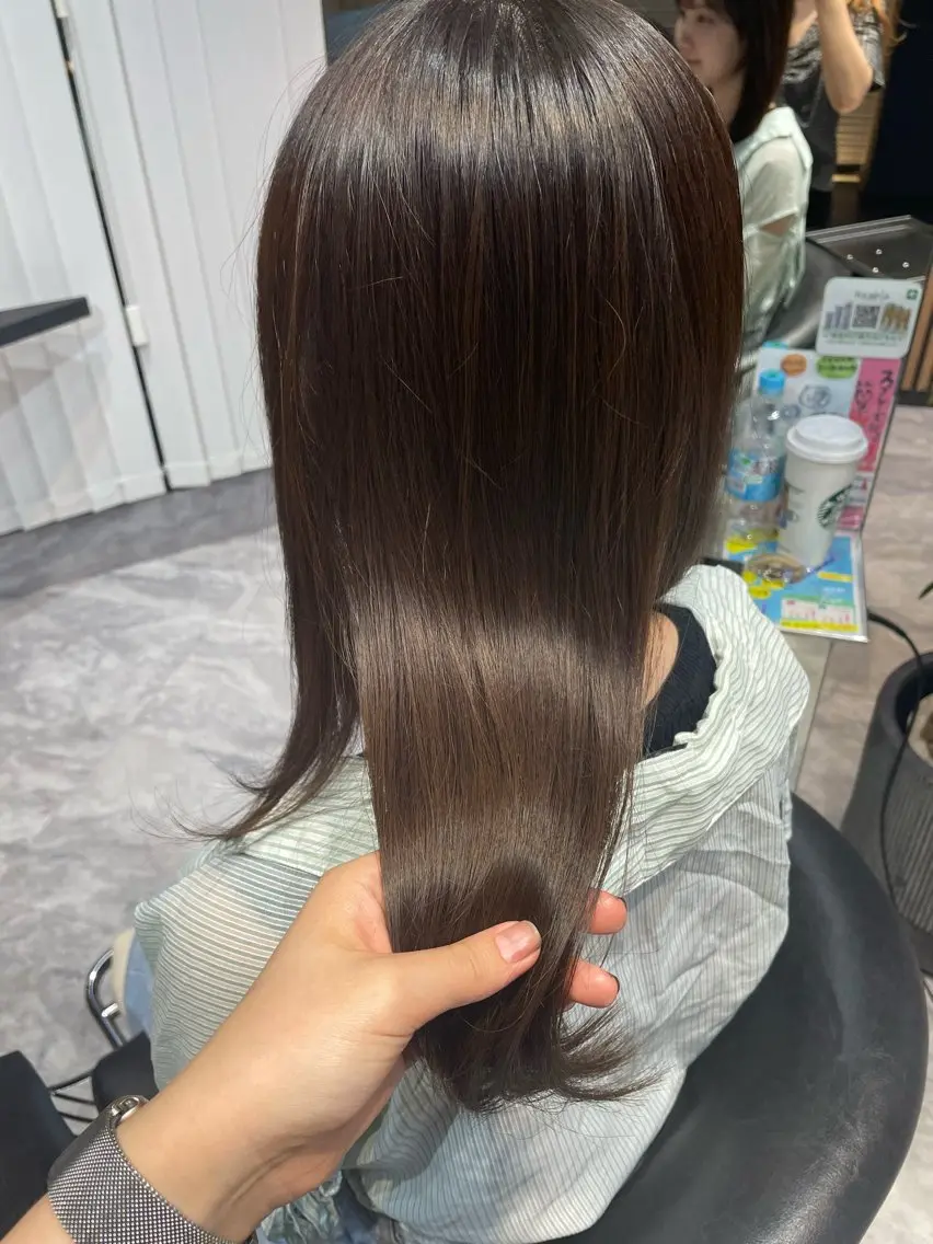 カラー カット ヘアカラー トリートメント ヘッドスパ 🎀透明カラー 🎀銀座/akaneのヘアスタイル