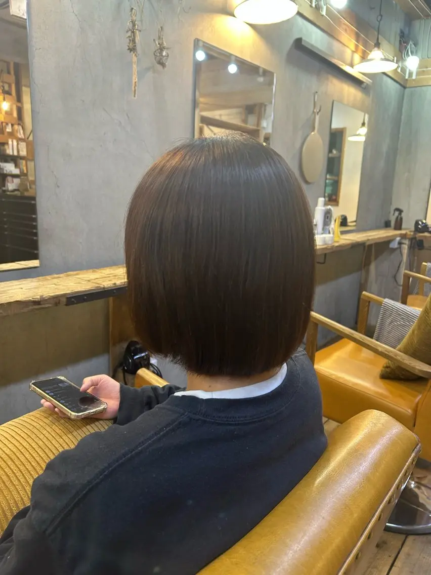 ショート ボブ hairlabo haru🌿ナナハのヘアスタイル
