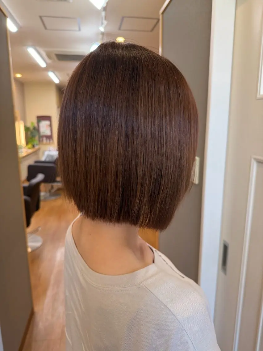 ミディアム カラー ボブ 原 魁杜のヘアスタイル