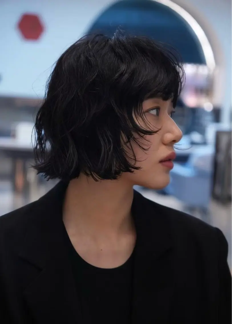 ショート パーマ ボブ 髪質改善 RYOのヘアスタイル