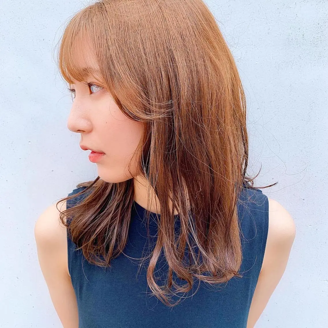 ロング カラー 中川 竜誠のヘアスタイル