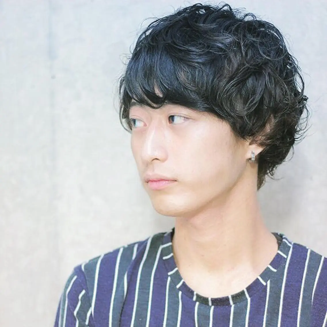 ショート パーマ メンズ マッシュ 及川 光のヘアスタイル