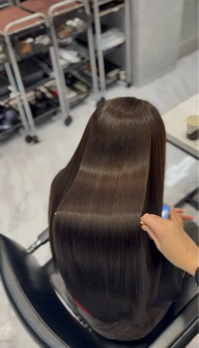 ロング カラー ブラウンカラー ヘアカラー みう 📍新宿美髪のヘアスタイル