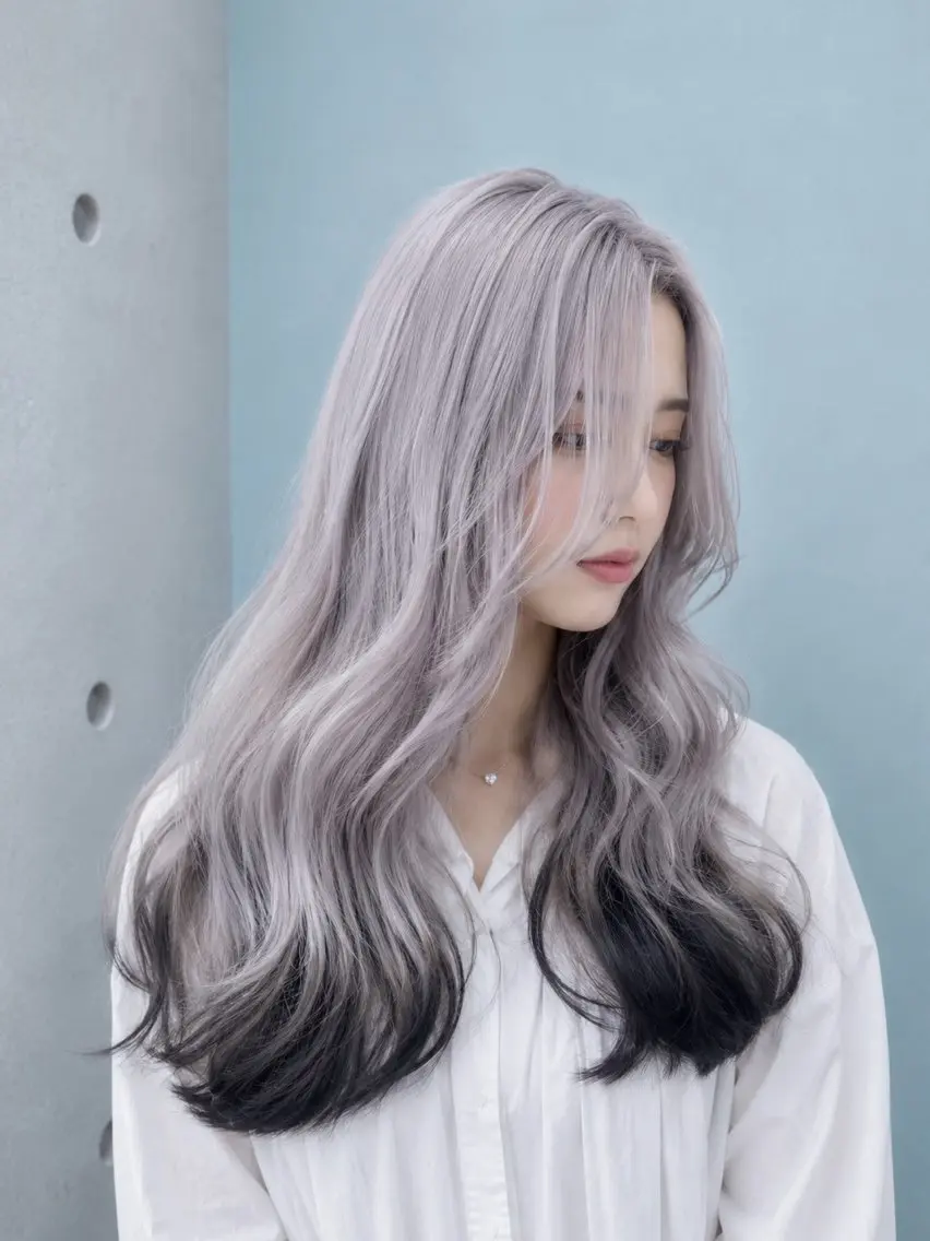 セミロング カラー ヘアカラー トリートメント 池袋/カラー特化🎨 ロング料金なし🩵のヘアスタイル