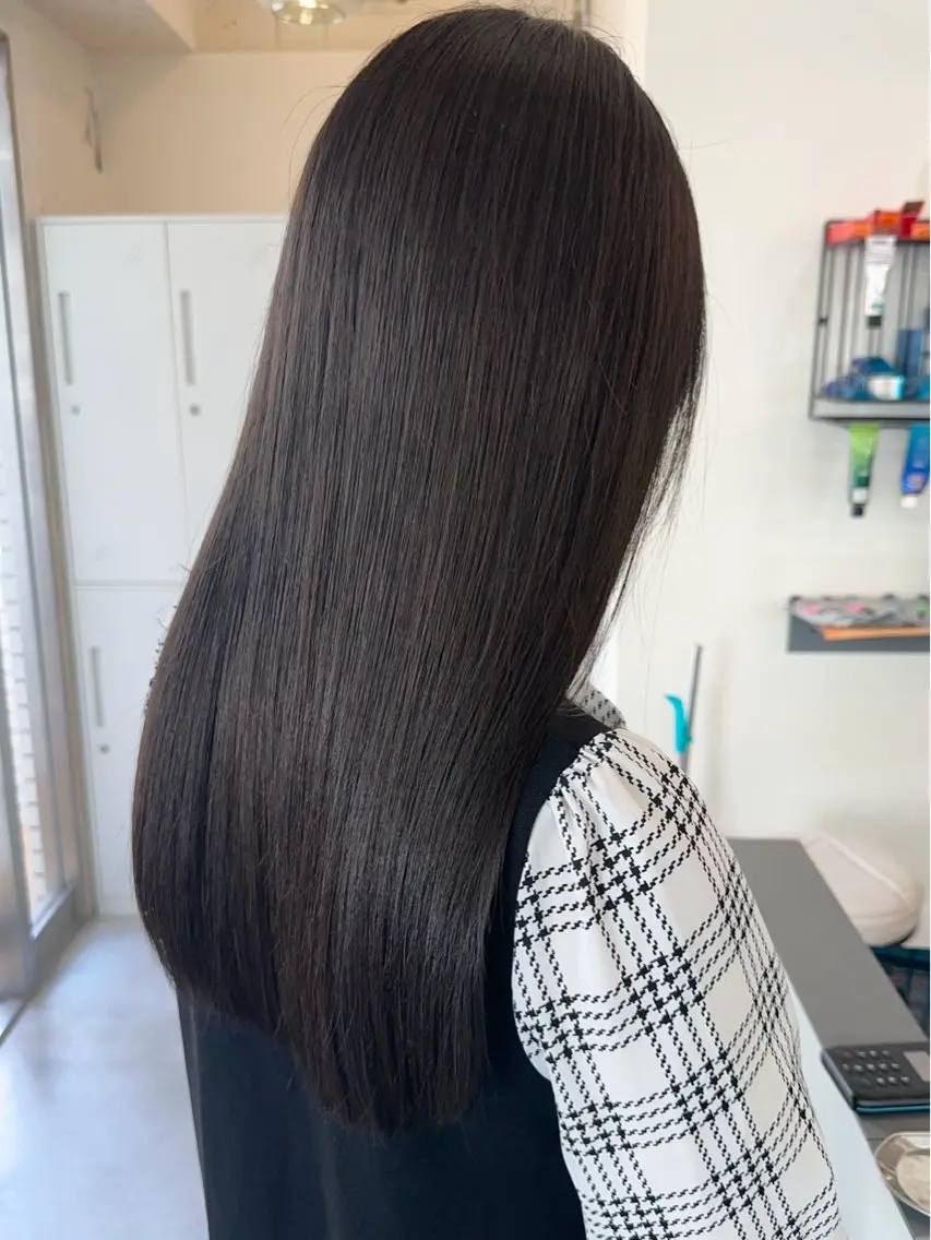 ロング カラー カット ヘアカラー トリートメント 髪質改善特化【荻窪】 RYOTOのヘアスタイル