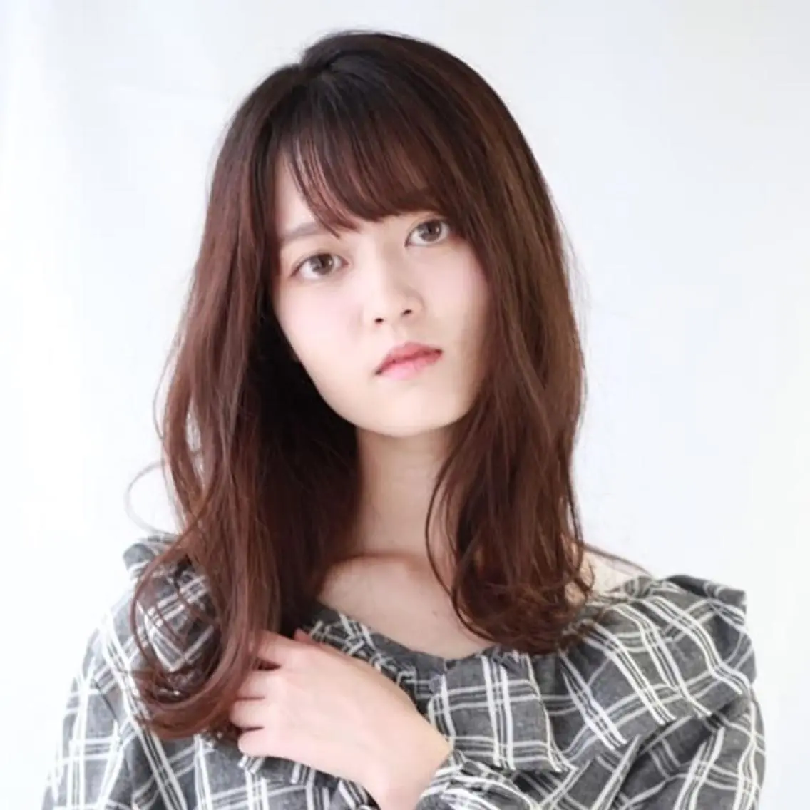 ミディアム カラー メンズ カット トリートメント nagane sayakaのヘアスタイル