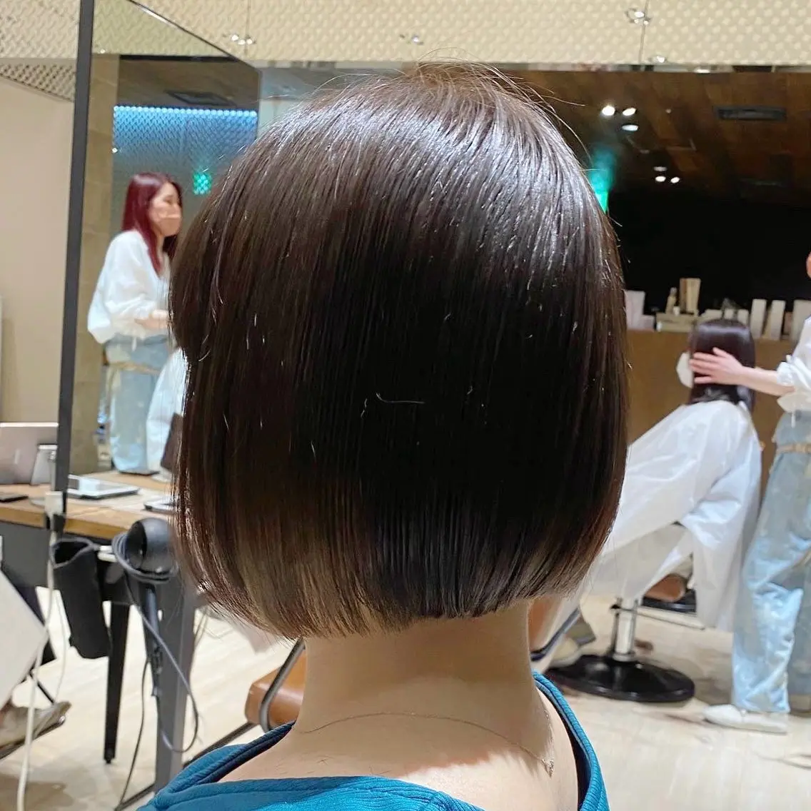 ショート カラー ボブ カット ヘアカラー トリートメント 髙木美緒🌿 レイヤー/アレンジのヘアスタイル