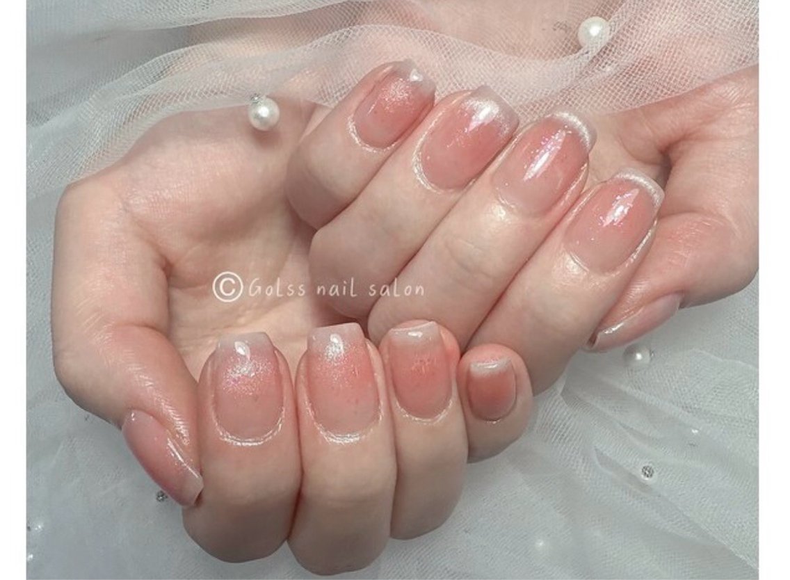 ネイル ハンドネイル みゆ🐰 Gloss nailのネイルデザイン