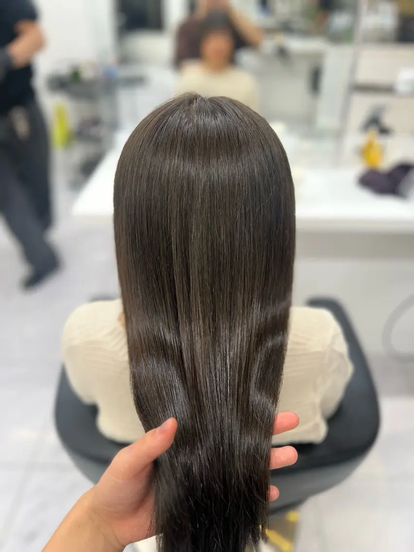 ロング ヘアアレンジ 髪質改善 トリートメント 🫧ハイトーン/ 髪質改善/ヒナタ🫧のヘアスタイル
