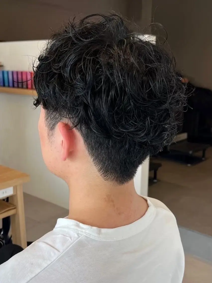 パーマ メンズ はらゆか🦄レディー スカット🧸のヘアスタイル