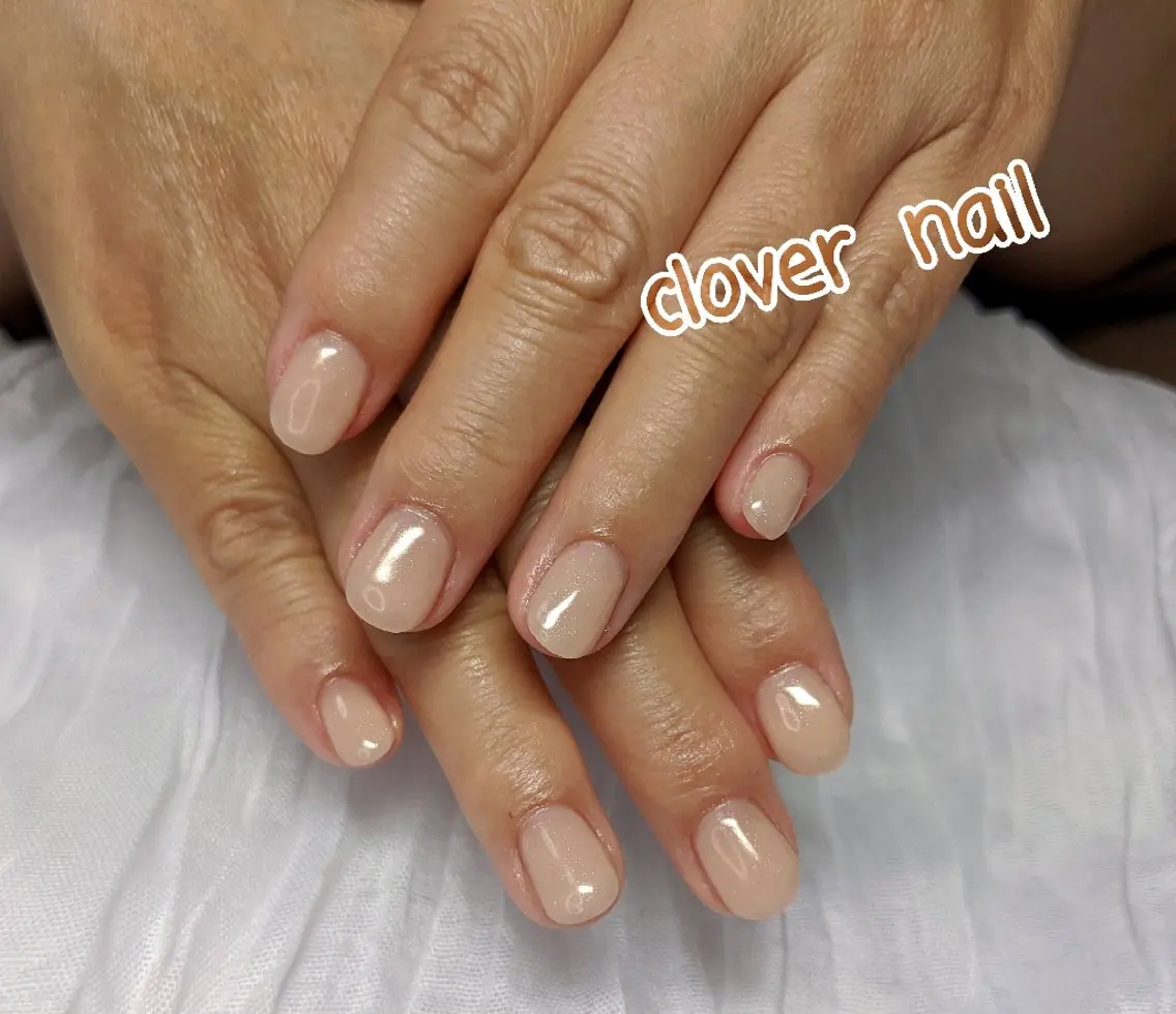 ネイル ワンカラーネイル ハンドネイル clover nailのネイルデザイン