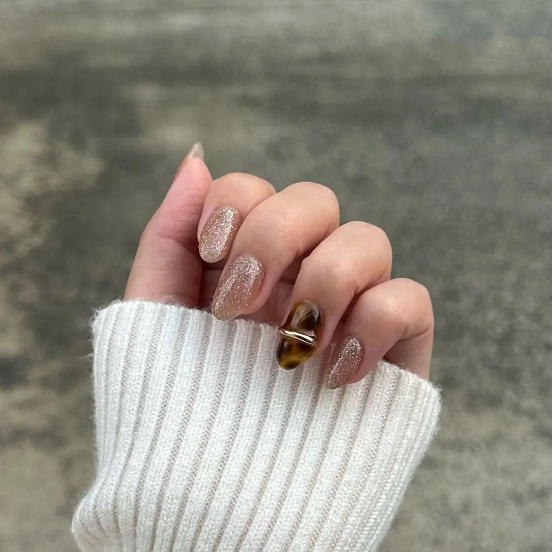 ネイル べっ甲ネイル ハンドネイル Nail salon 724 ようきのネイルデザイン