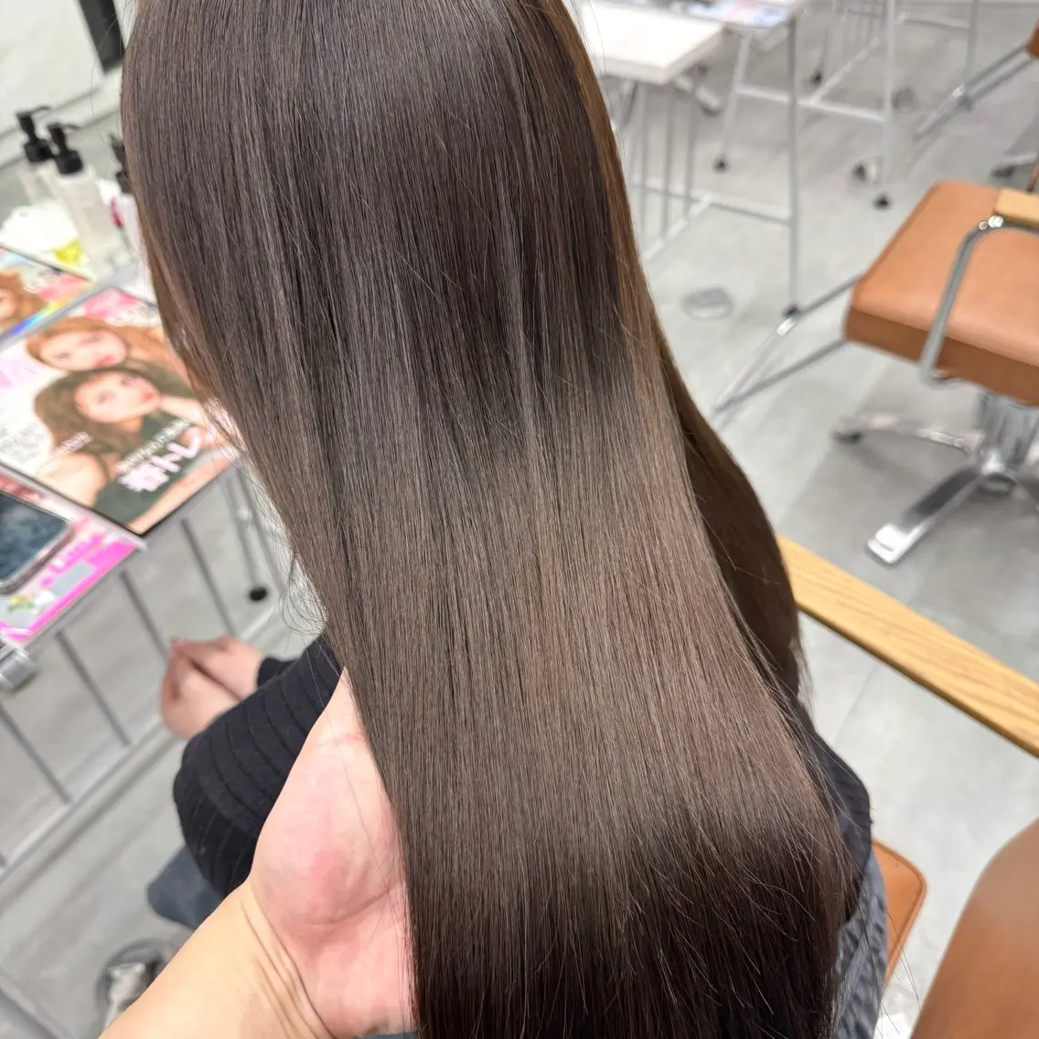 ロング カラー ヘアアレンジ カット ヘアカラー ブリーチなしカラー /新百合ヶ丘/安形翔のヘアスタイル