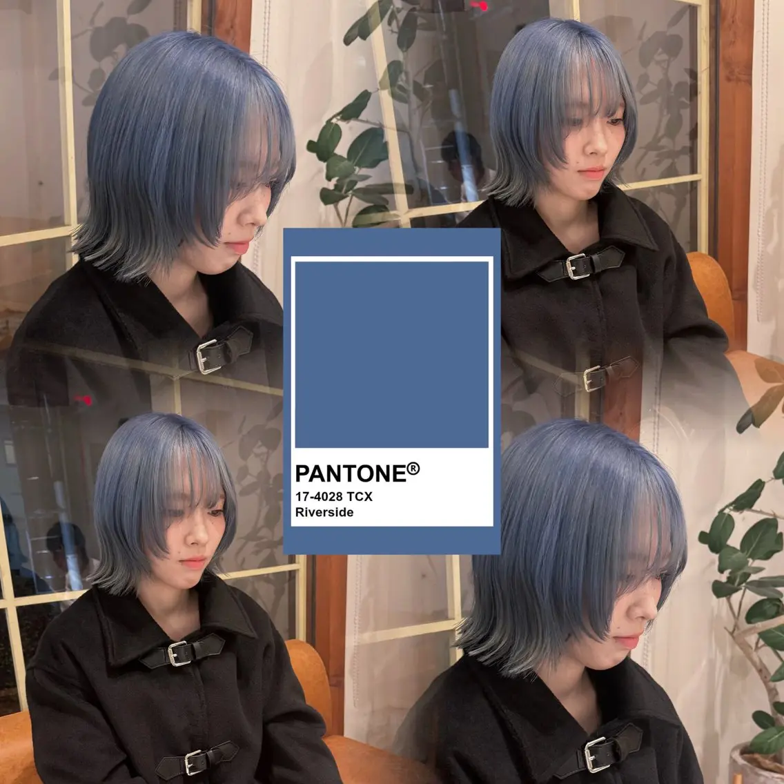 ショート カラー ヘアカラー MEGU/layer cut/透明感カラーのヘアスタイル