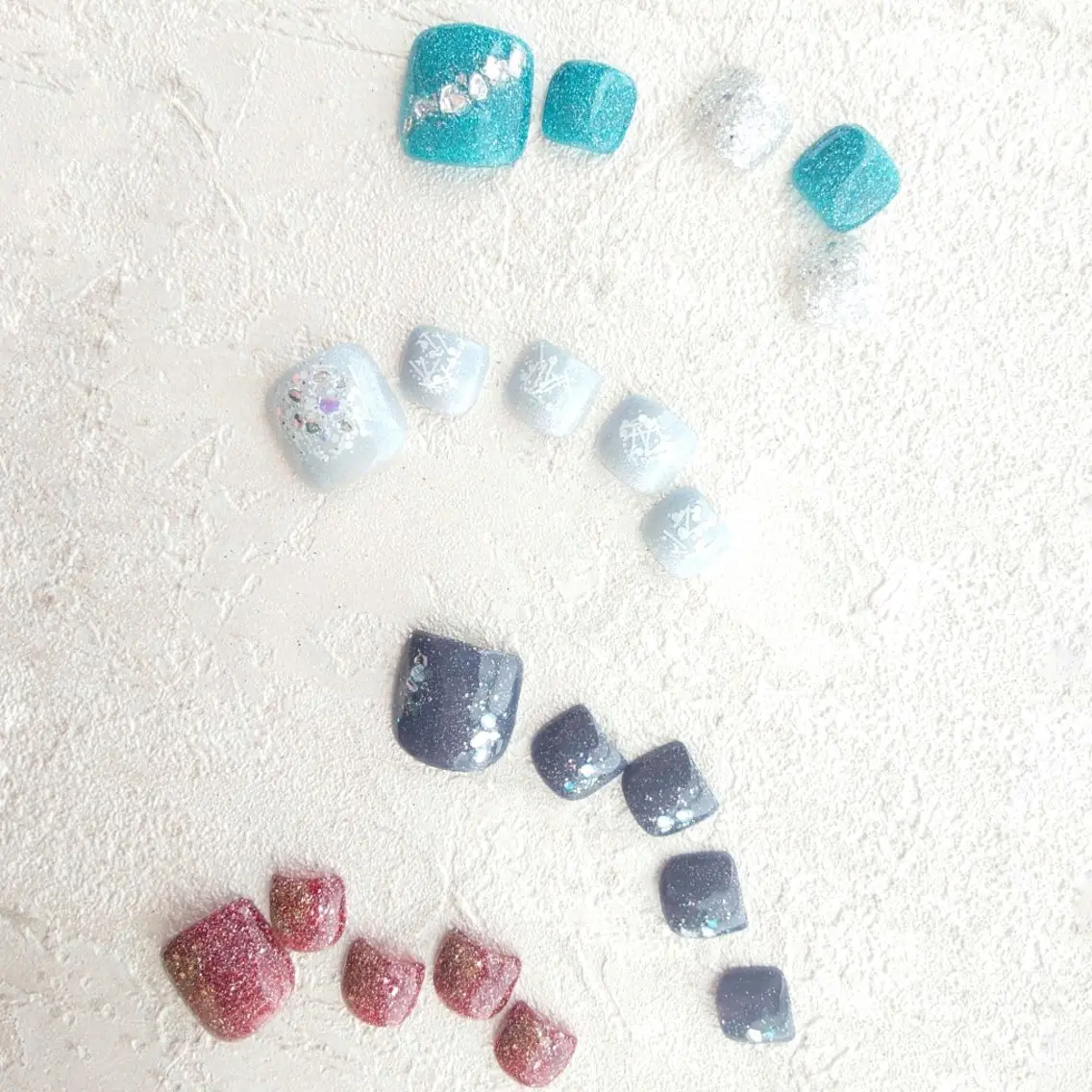 【オフあり/なし】👣フット 定額デザインの写真