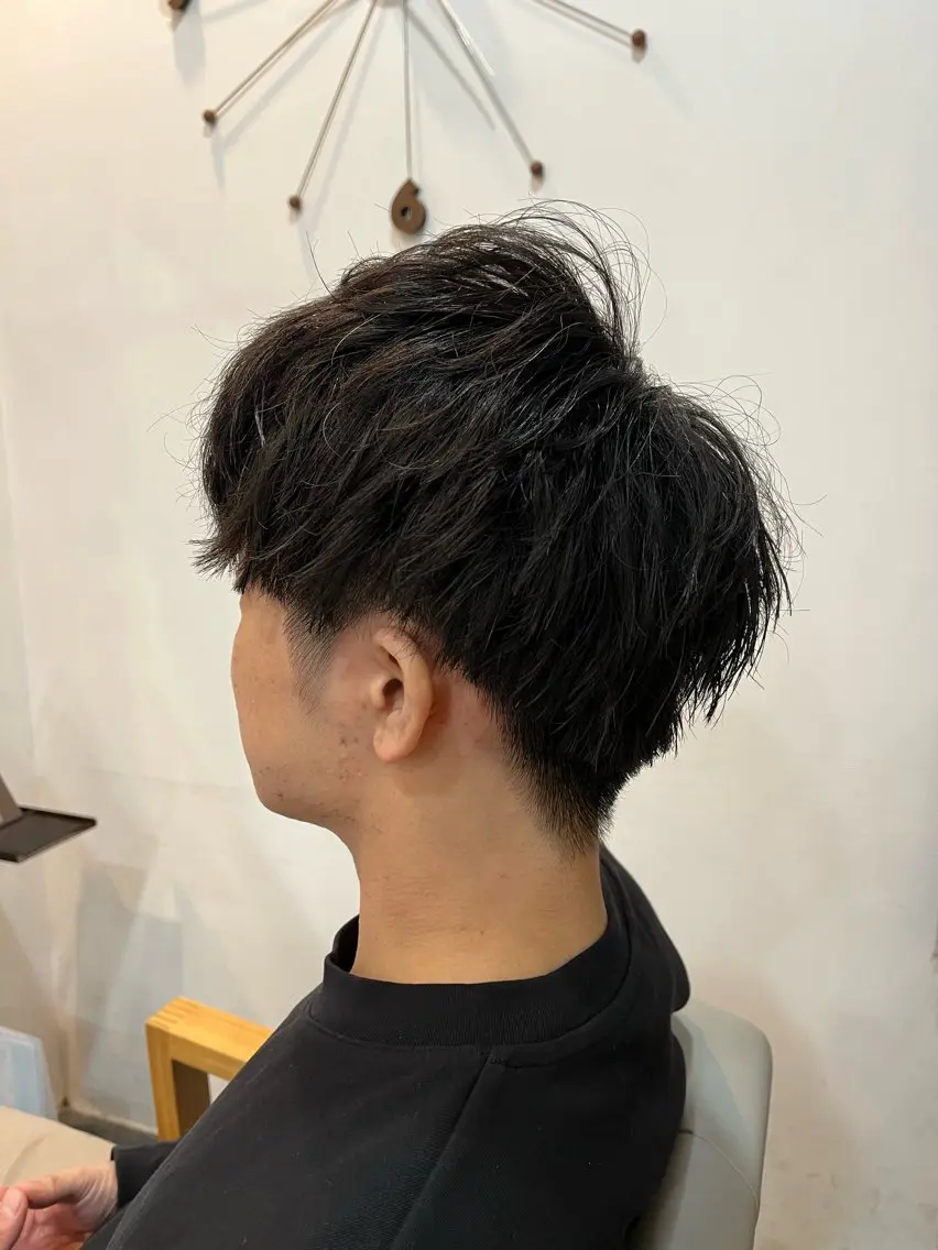 パーマ メンズ 橋野 来夢のヘアスタイル