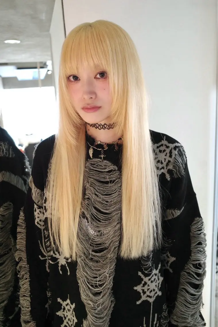 💖一気に明るくしたい方💖🫧ブリーチ2回+カラー+トリートメント 渋谷/韓国/ハイトーンカラーの写真