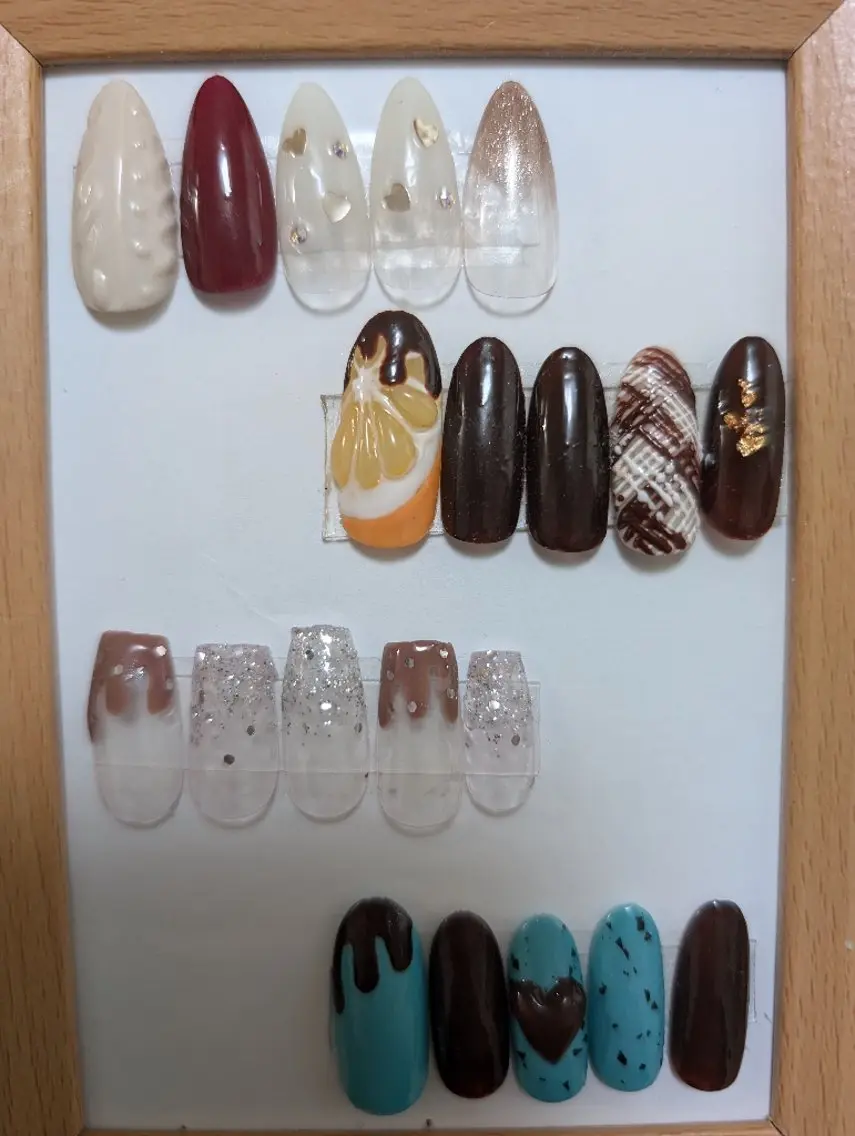 ネイル バレンタイン NailSalon Ne-Neのネイルデザイン
