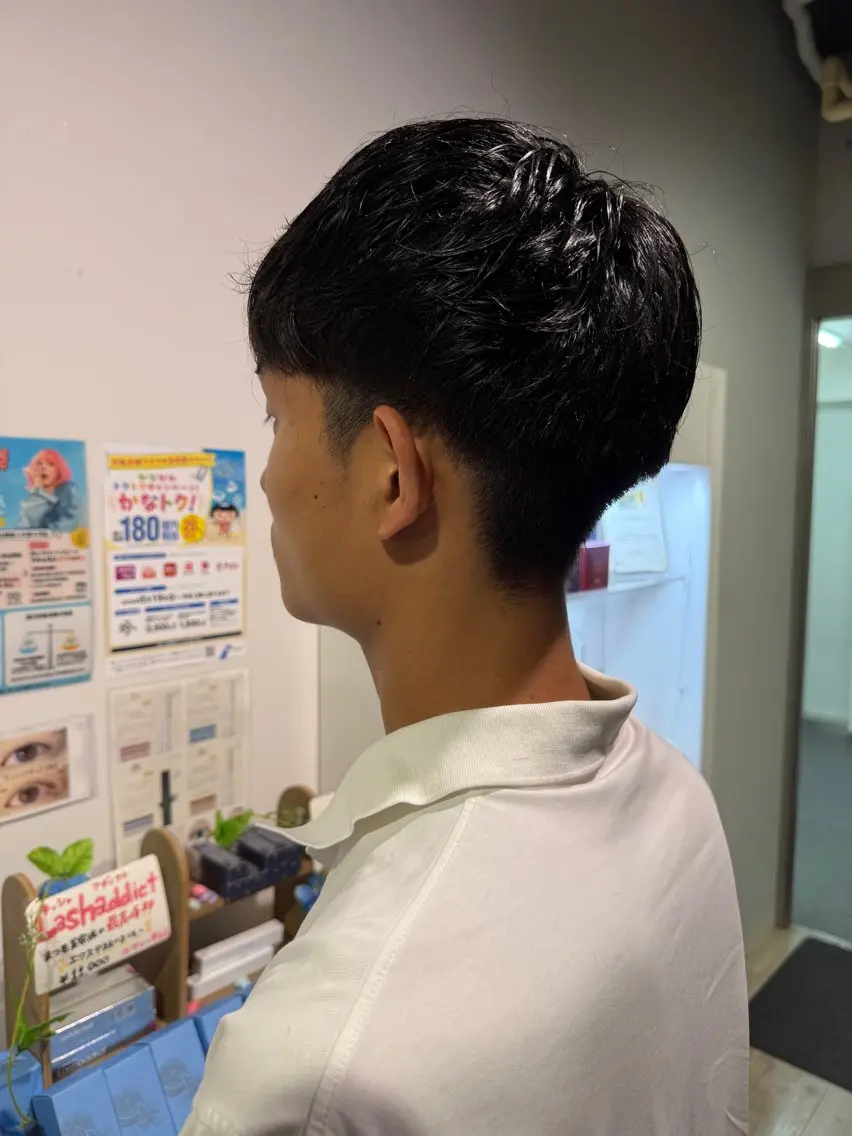 メンズ マッシュ カット 🦋メンズカット/パ ーマモデル紀輔🦋‪のヘアスタイル