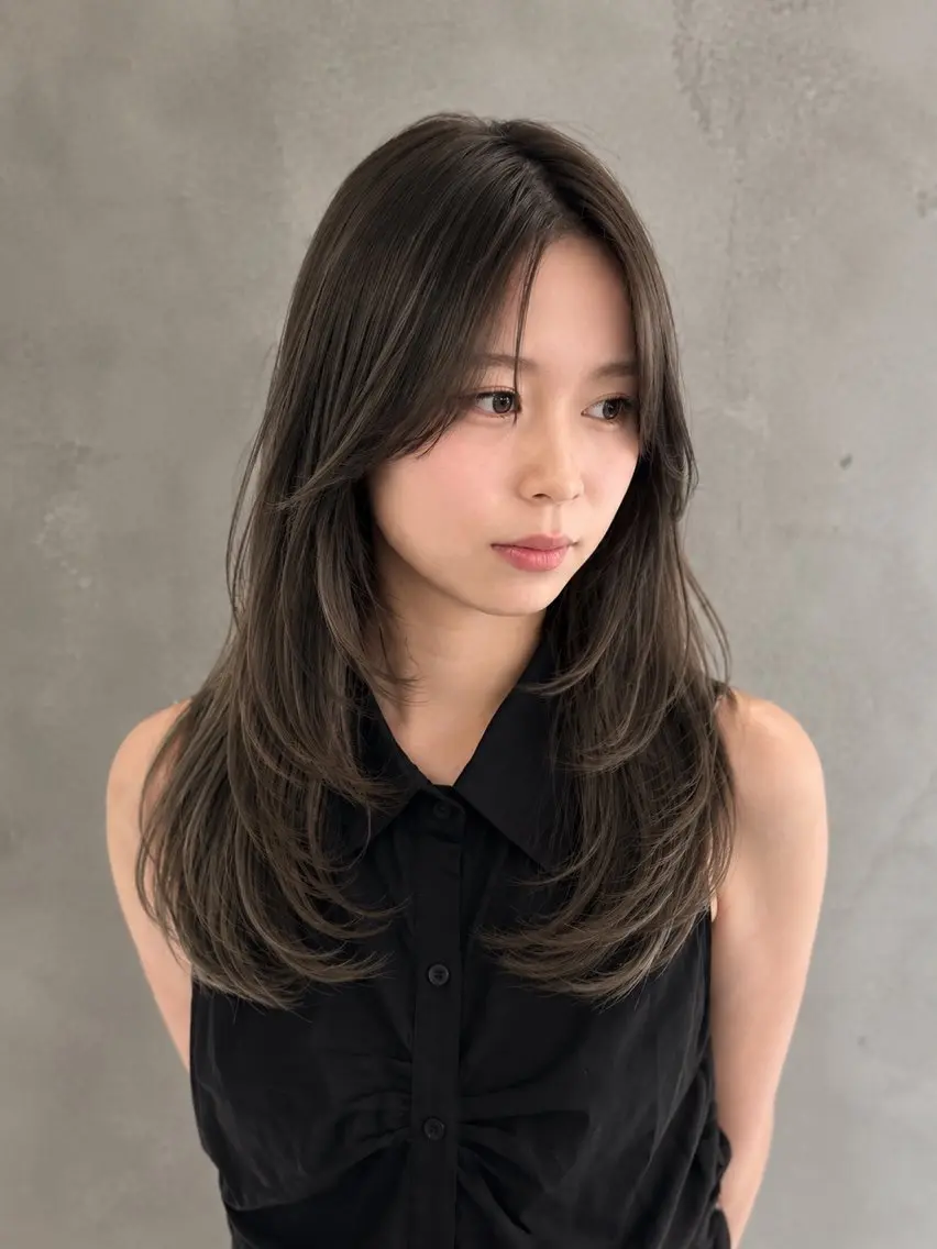 【人気No.1🎀】透明感UPナチュラルブリーチなしダブルカラー⟡.·の写真