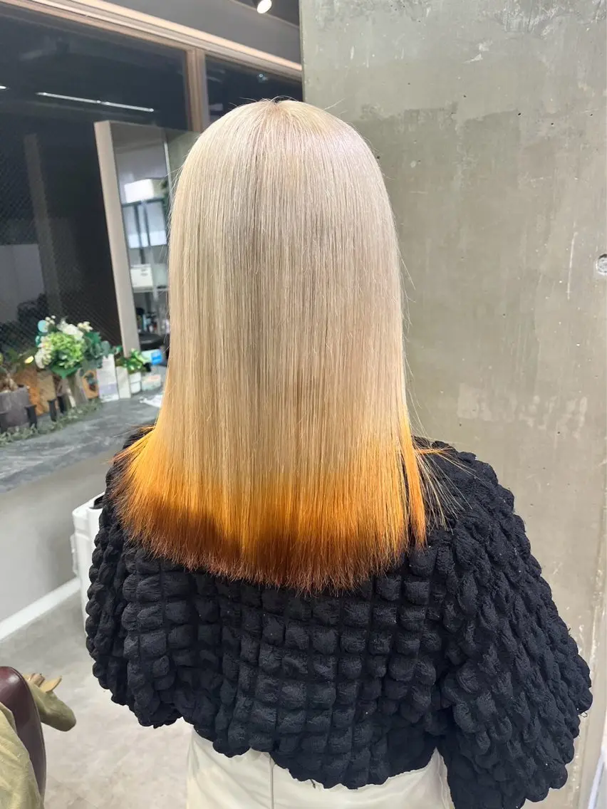 カラー カット ヘアカラー トリートメント ハイトーン🪄 レイヤー🍒ここみのヘアスタイル