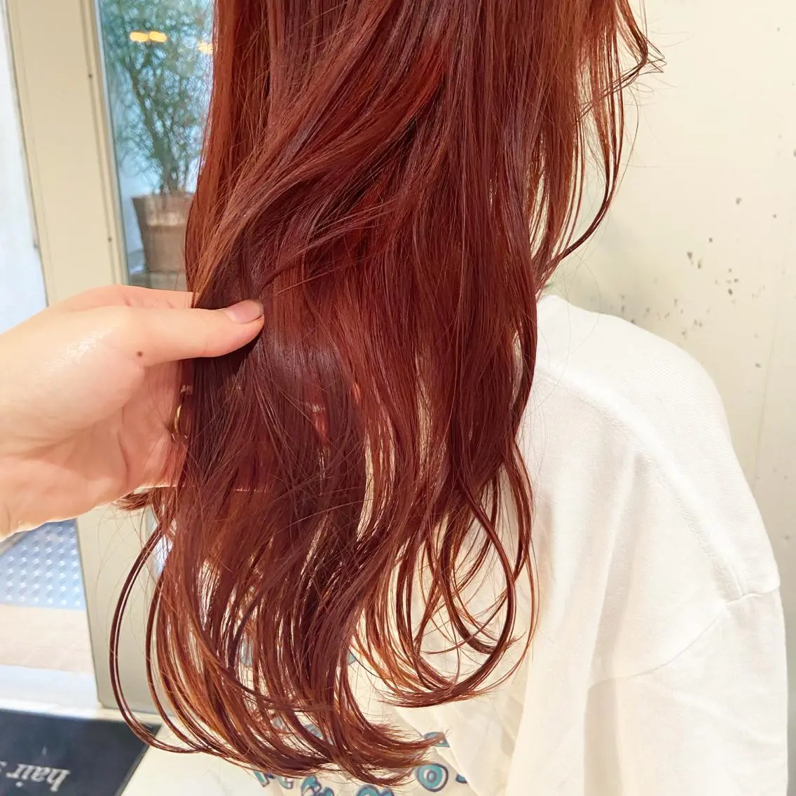 セミロング カジュアルを女っぽく 𝗮𝘆𝗮𝗰𝗼のヘアスタイル