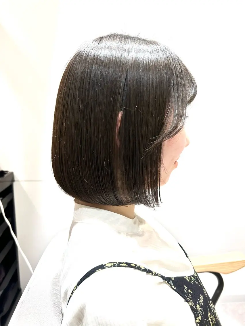 ミディアム カラー 似合わせボブ🫧 丸みショート藤本のヘアスタイル