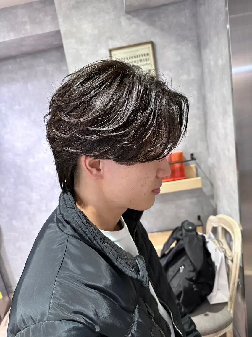 メンズ センターパート RAYSNAGOYA 康佑[メンズ限定]のヘアスタイル