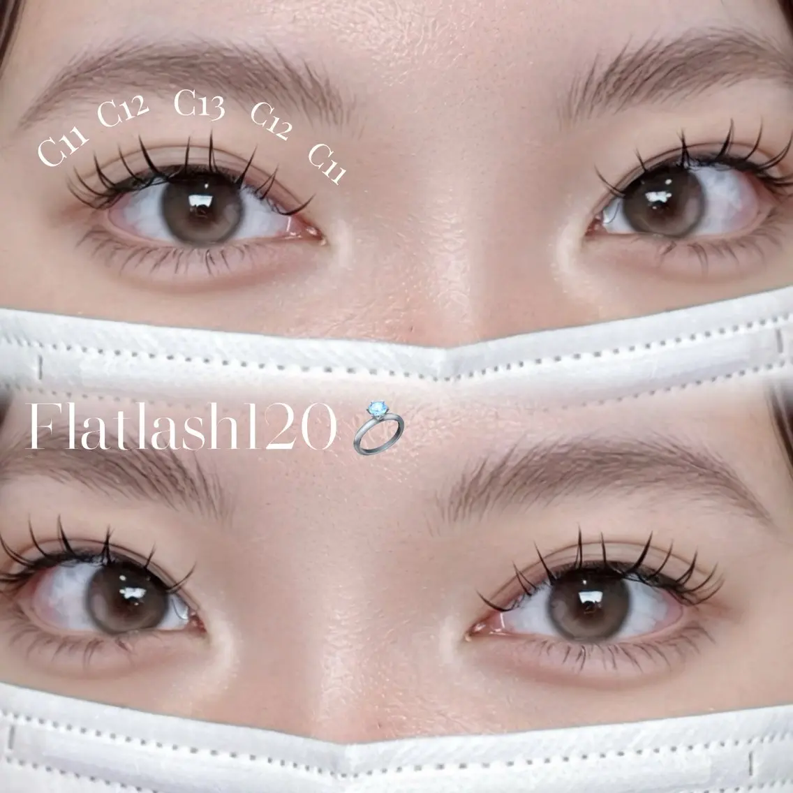 LEDフラットラッシュ120本オフ込み!!コーティング付き✨の写真