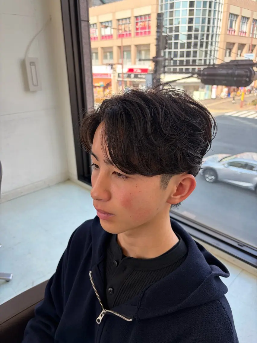 パーマ メンズ メンズパーマ ニュアンスパーマ カット パーマ ✨似合わせ特化美容師 WILL上村 拳吾のヘアスタイル
