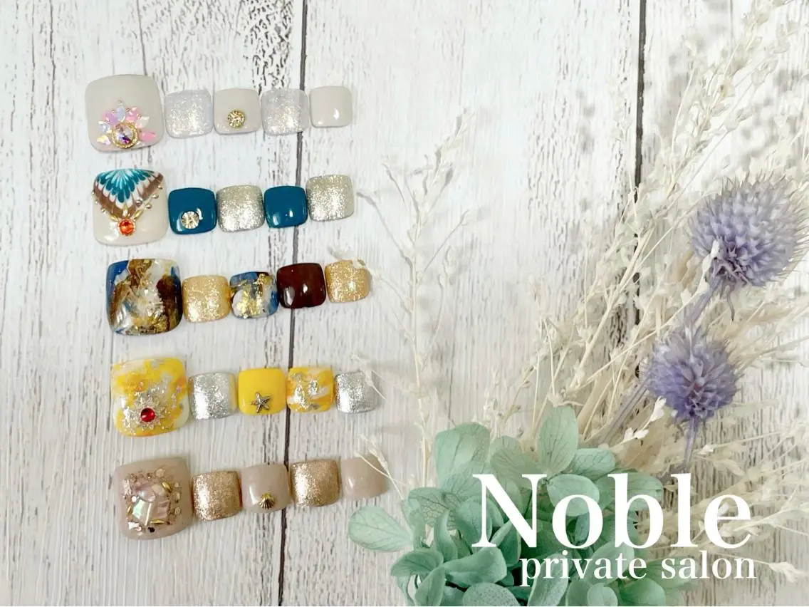 ネイル フットネイル プライベートサロン Nobleのネイルデザイン