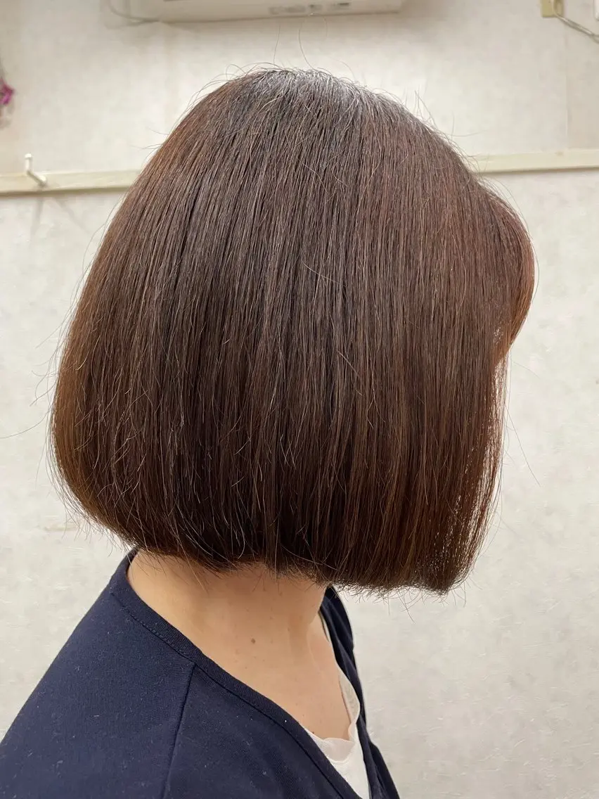 ショート ワンレンボブ ボブ KAZU satokoのヘアスタイル