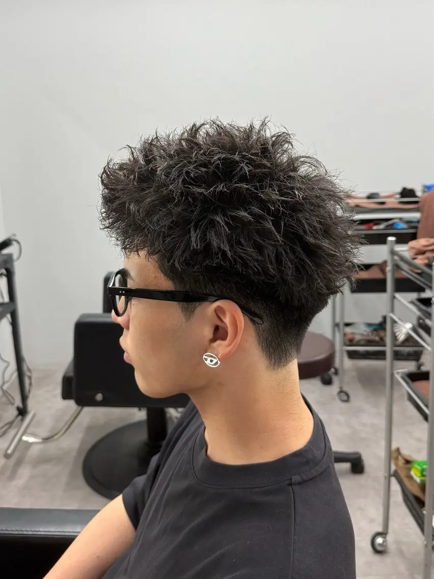 ショート パーマ メンズ ショートスタイル! 北千住のヘアスタイル