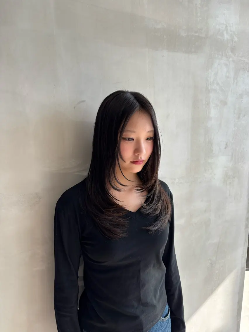 ロング カット 片平 帆香のヘアスタイル